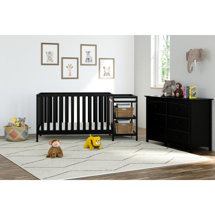 Storkcraft Pacific Convertible Standard Crib and Changer Combo 2 Piece